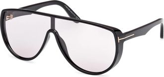 Tom Ford Achilles Zonnebril - Heren - Zonnebrillen - Zwart - 54 MM - Accessoires