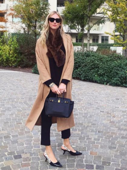 Tutte abbiamo bisogno di un cappotto cammello come quello di Chiara!