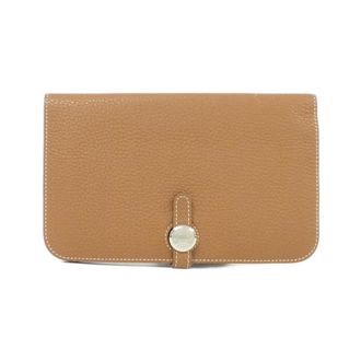 Herm&egrave;s Togo Leather Long Wallet (Bi-Fold) (Pre-Owned)