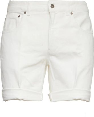Dondup Derick Bermuda Shorts - Heren - Denim shorts - Wit - W32 - Denim - Korte Broeken