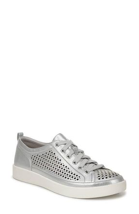 Vionic Winny Perf Sneaker in Silver at Nordstrom, Size 6.5
