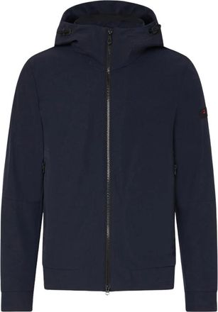 Peuterey Giubbotto in tessuto tecnico - Heren - Vesten met rits - Blauw - M - Hoodies & sweatvesten
