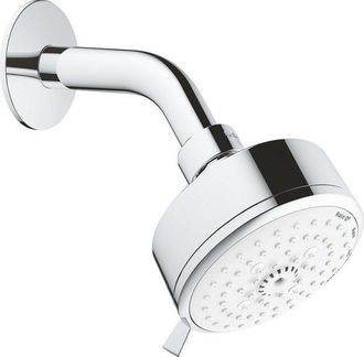 GROHE Tempesta Cosmopolitan 100 Hoofddouche - 10cm - 4 straalsoorten - wandmontage - chroom/wit
