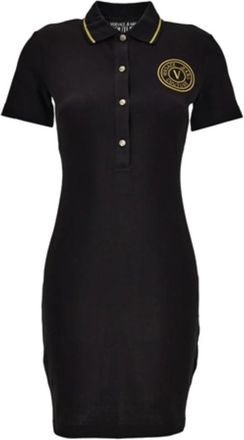Versace Jeans Couture Korte Jurk - Dames - Korte kleedjes - Zwart - L - Kleedjes
