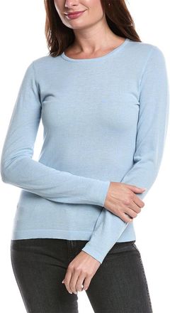 Forté Cashmere Crewneck Silk & Cashmere-Blend Sweater