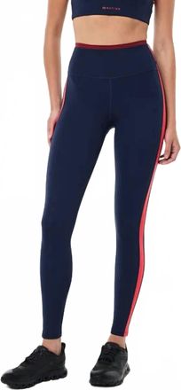 P.E Nation Convex Full Length Leggings In Dark Navy