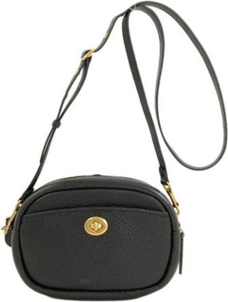 Coach Pre-owned Schoudertas - Dames - Vintage Schoudertas - Zwart - ONE Size - Leer - Vintage