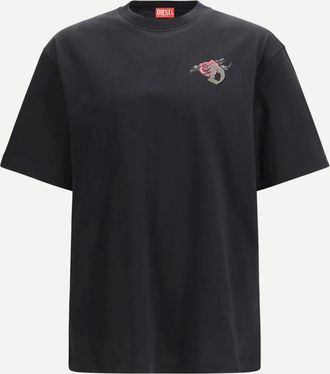 Diesel Mens Diesel T-Boggy V4 T-Shirt - Black - Size: 38