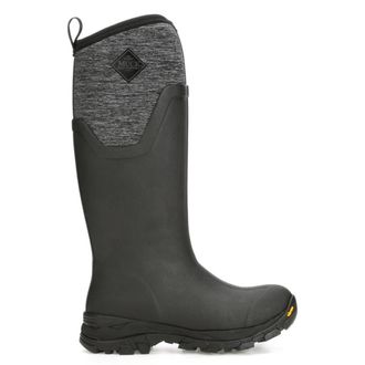 The Original Muck Boot Company Arctic Ice AGAT Tall Synthetic Textile Womens Calf Length Boots - Black Jersey Heather - Size:UK 9
