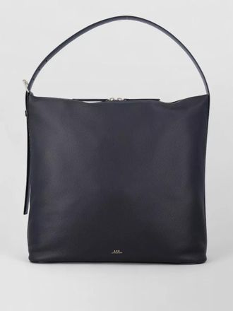 A.P.C. vera maxi leather shoulder bag