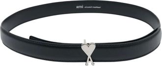 Ami Belts, female, Black, Size: 95 CM Ami De Coeur 25mm Belt