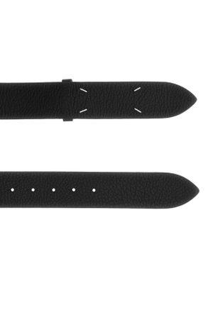 Maison Margiela Leather Belt - Black