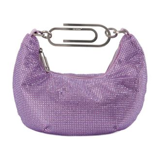 Off-white Binder Clip 20 Bag in Strass / Lilac
