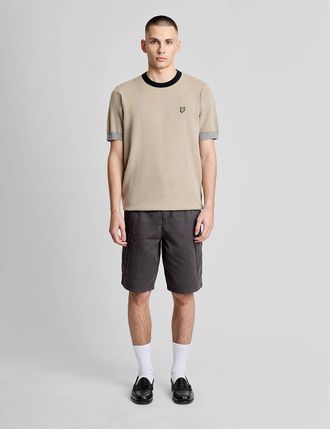 Lyle & Scott Lyle And Scott Mens Cotton Cargo Shorts - Grey - Size: 32/36