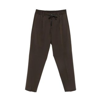 Daniele Alessandrini Slim-fit Broeken - Heren - Broeken - Bruin - Maat: L