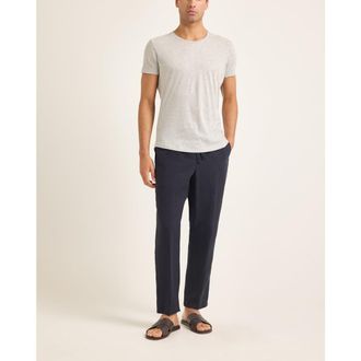 Orlebar Brown Ob T Tailored Fit Crew Neck T-Shirt in Mid Grey Melange at Nordstrom, Size Xxx-Large