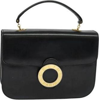 Celine Tweedehands leren handtassen - Dames - Vintage Handtas - Zwart - ONE Size - Leer - Vintage