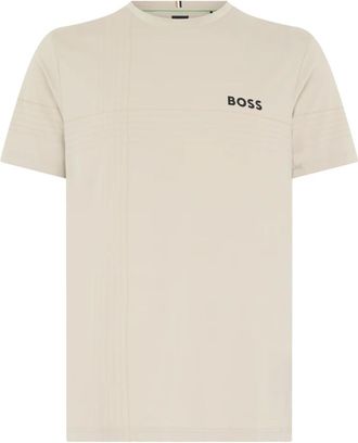HUGO BOSS Camiseta de corte entallado Active Stretch-Jersey - Tops - Hombre - Beige - 2XL