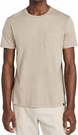 Rails Johnny Pocket Tee In Desert Sand