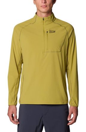 Mountain Hardwear Sunshield Half Zip in Bright Fatigue at Nordstrom, Size Xx-Large