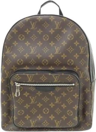 Louis Vuitton Pre-owned Josh Monogram Macassar Rugzak - Dames - Vintage Rugzakken - Bruin - ONE Size - Vintage