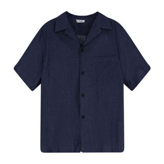 Hev&ograve; Novoli Shirt - male - Hevo - Short Sleeve Shirts - Blue - 2XL - Shirts