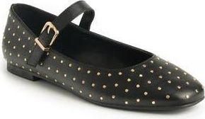 New York & Company Lavonna Studded Mary Jane Flat in Black at Nordstrom Rack, Size 6.5