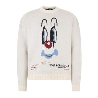 GCDS Gcds, Heren, Truien, Wit, Maat: 2XL Wol