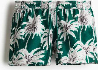H&M Gemusterte Badeshorts - Green
