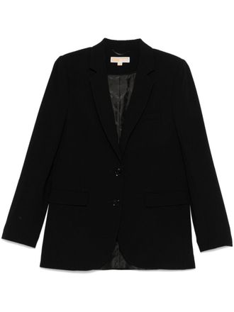 Michael Michael Kors Blazer met enkele rij knopen - Zwart
