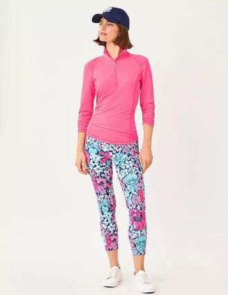 Lilly Pulitzer UPF 50+ Luxletic 21 Weekender High Rise Crop Legging