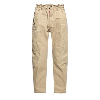 Dsquared2 Mens Beige Trousers Desert Tan