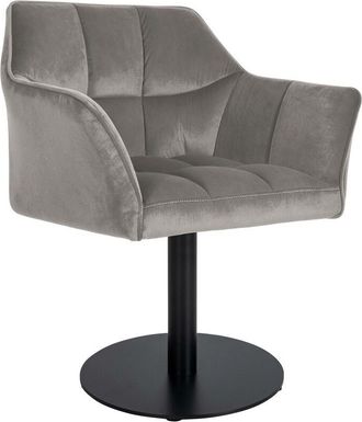 Clp Clp - Silla Lounge Damaso Gris Terciopelo