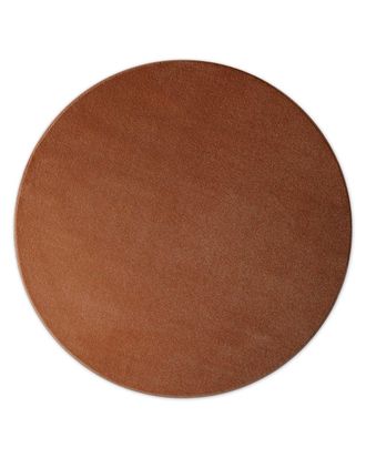 Esprit Alfombra redonda terciopelo corto ladrillo 160 rd