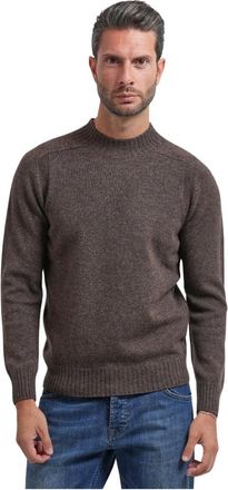 Gran Sasso Maglione girocollo - - Knitwear - Uomo - Marrone - XL