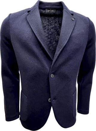 Gran Sasso Rainwool Jacket - Heren - Blazers - Blauw - S - Wol - Jassen