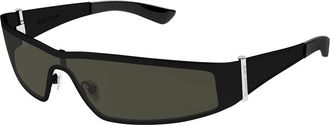 Alexander McQueen AM0491S 001 Mens Sunglasses Black Size 99 - Free RX Lenses - Free RX Lenses