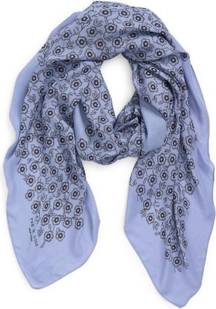 Rag & Bone Mel Floral Scarf in Blue Floral at Nordstrom