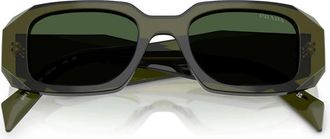 Prada Sunglasses, unisex, Green, Size: 49 MM Pr17Ws 19Z1I0 Sunglasses