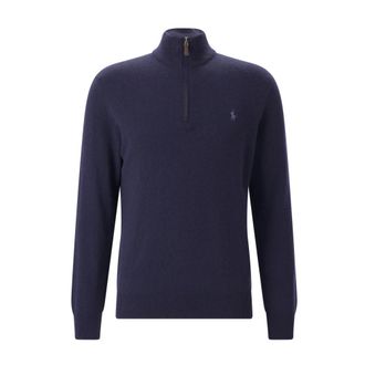 Polo Ralph Lauren Troyer in maglia fine - - Knitwear - Uomo - Blu - L