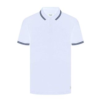 Firetrap Heren Lazer-logo katoenen poloshirt (Wit)