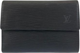 Louis Vuitton Pre-owned Wallets, male, Black, Size: ONE SIZE Pre-owned Epi Wallet