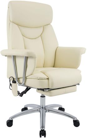 Clp Silla De Oficina Dahra Con Funcion De Masaje Crema