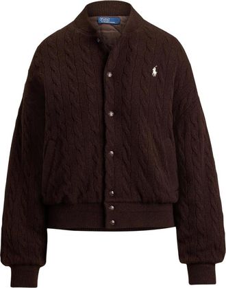 Ralph Lauren Cable-knit Bomber Jacket