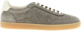 Brunello Cucinelli Grey Suede Sneakers