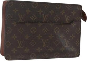 Louis Vuitton Pre-owned Clutches, female, Brown, Size: ONE SIZE Pre-owned Vintage Clutch