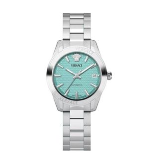 Versace Greca Classic Watch - Dames - Horloges - Grijs - ONE Size - Accessoires
