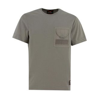 Parajumpers T-Shirts, male, Green, Size: XL Malham T-shirt