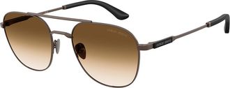 Giorgio Armani AR6178 300651 Mens Sunglasses Brown Size 54