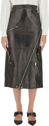 Alexander McQueen Mujer, Faldas, Negro, Talla: S